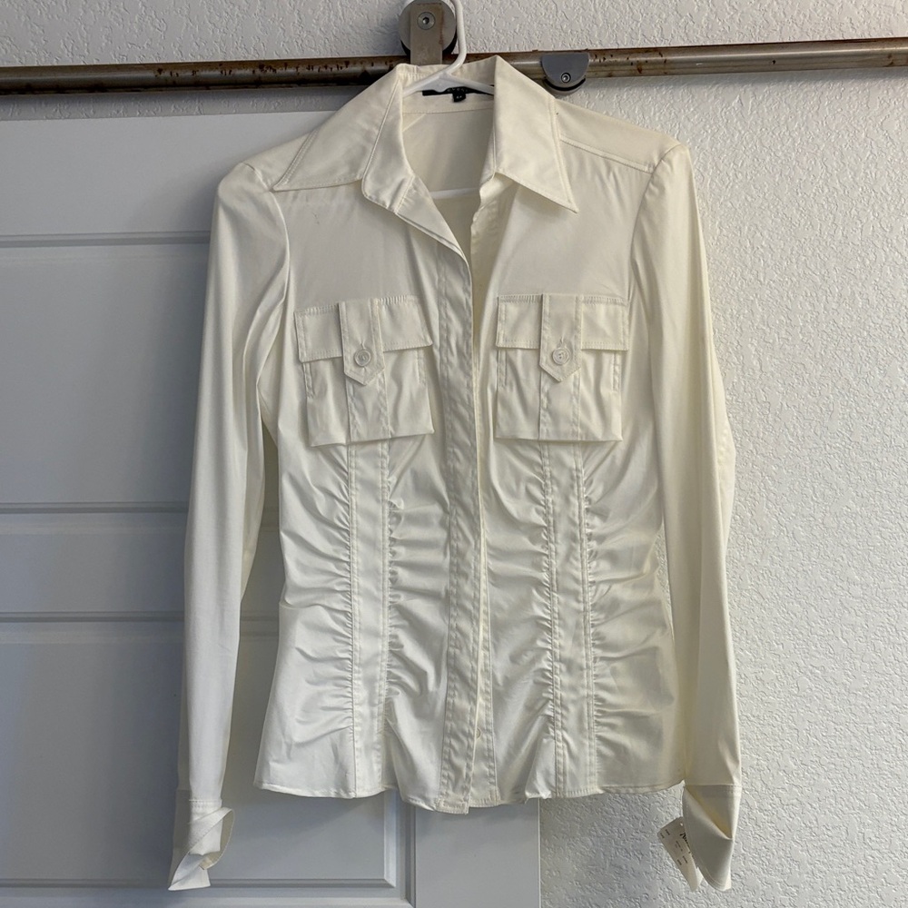 Gucci Cream Button Down Shirt